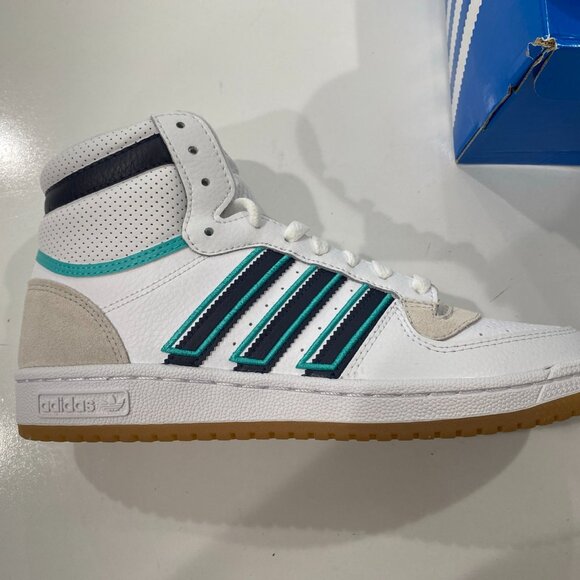 Adidas Top Ten RB Size 8.5 Men's GX0754 White/ Shadow Navy / Mint NEW BOX DAMAGE - Picture 7 of 7